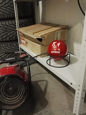 Самосрабатывающий огнетушитель-шар (пожарная граната)