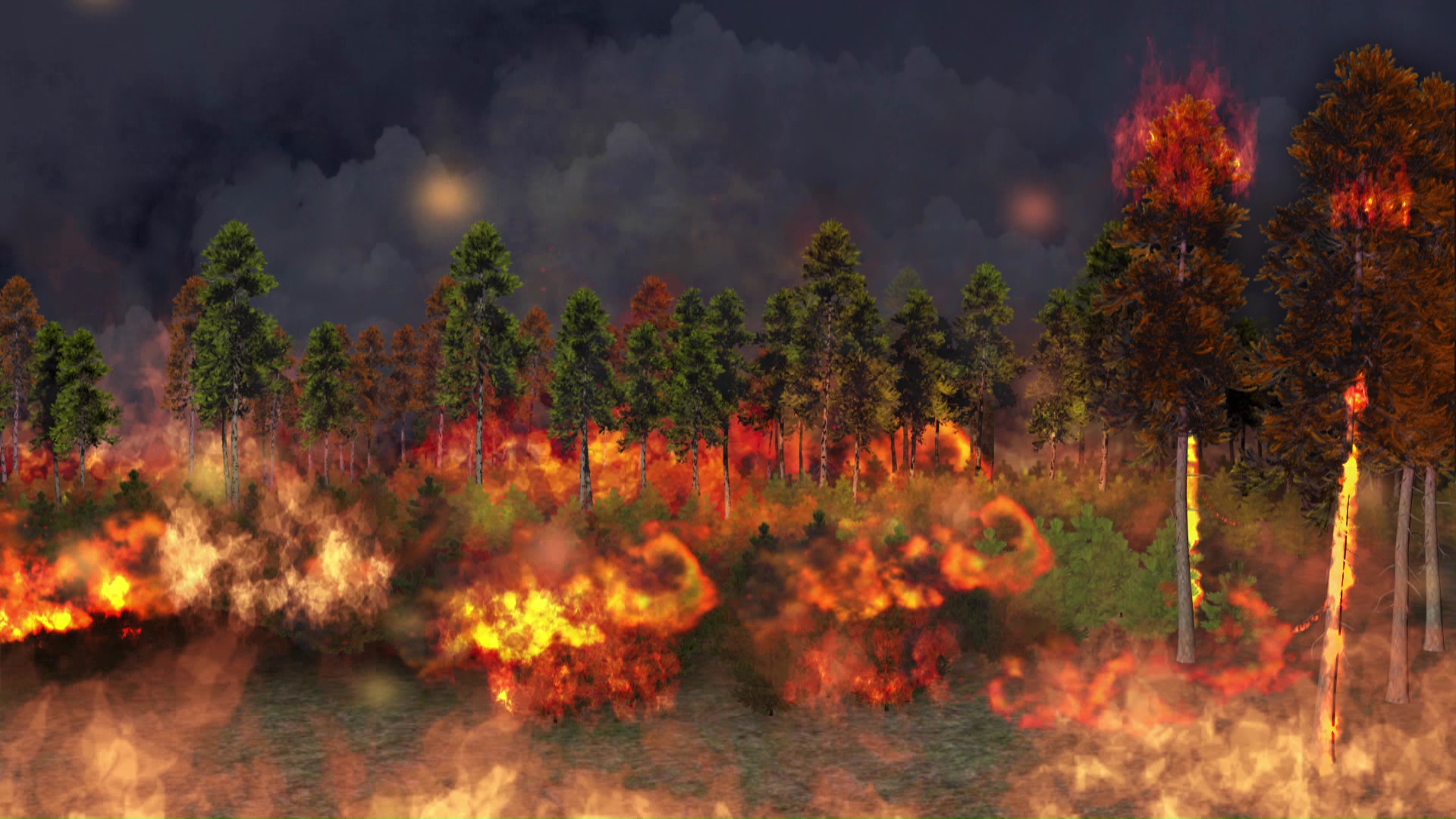 География пожароопасных районов. Природные факторы, способствующие пожарам