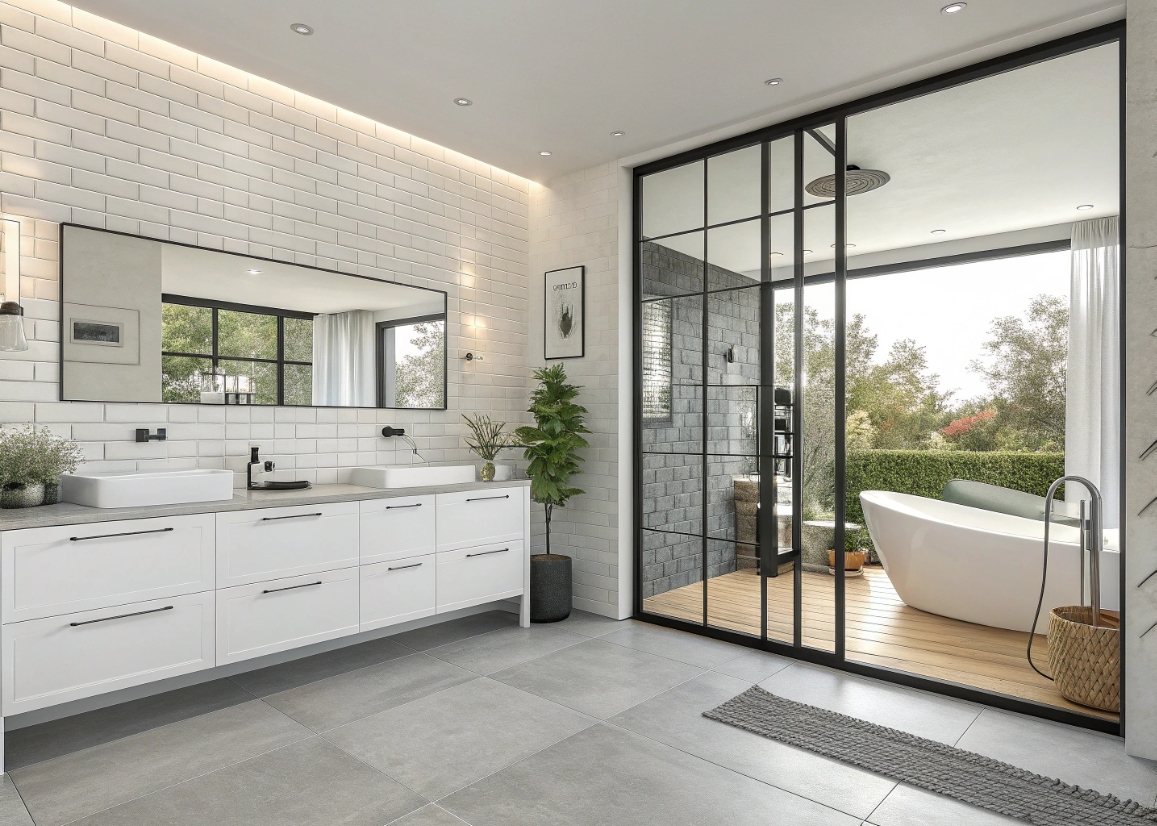 Керамическая плитка и керамогранит под гранит: роскошь натурального камня