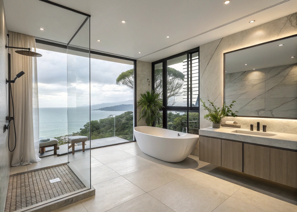 Керамическая плитка и керамогранит под гранит: роскошь натурального камня