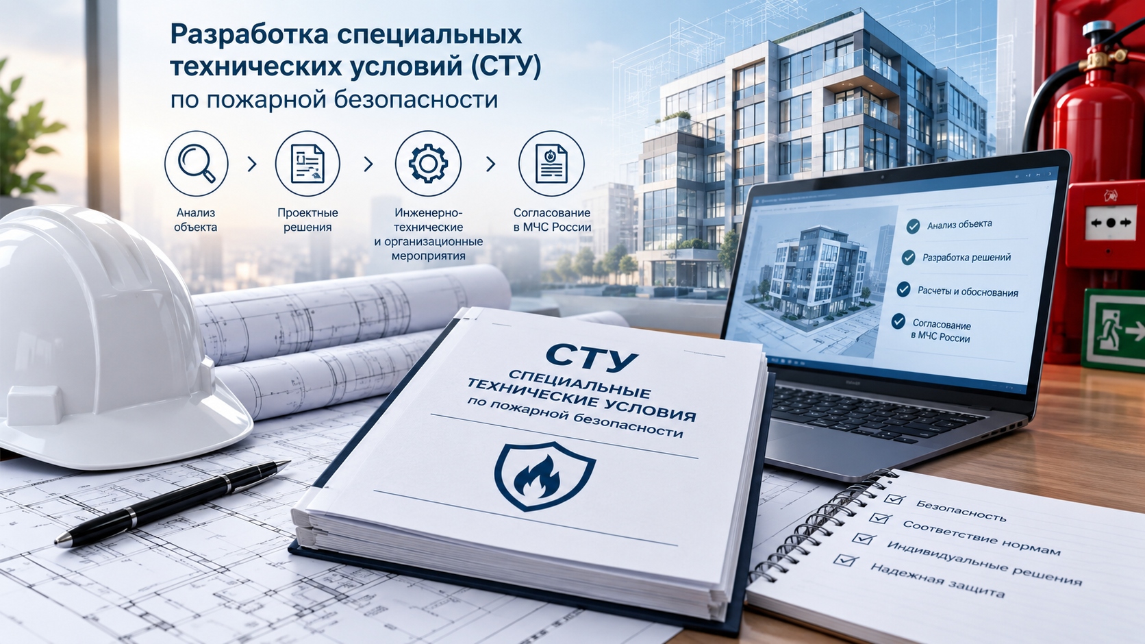 Разработка специальных технических условий (СТУ) по пожарной безопасности