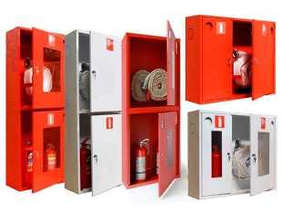 Противопожарные шкафы: надежное хранение средств пожаротушения